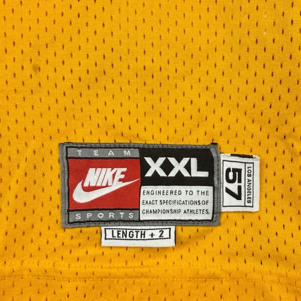 Nike Team Los Angeles Lakers Gary Payton‎ 20 Jersey XXL Yellow NBA Sewn